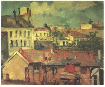 Los tejados Paul Cézanne Pinturas al óleo